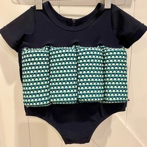 Girls one piece float swimsuit